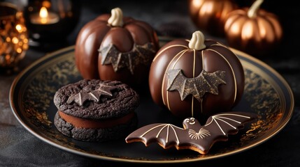 ハロウィンのチョコレートスイーツ