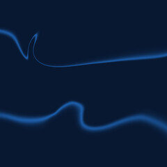 Abstract Blue Wave Background: Elegant Design for Presentations