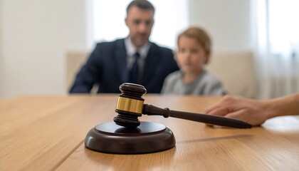 Family law, court, child