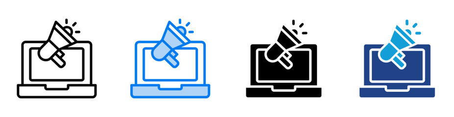 Promotion icon set multiple style collection