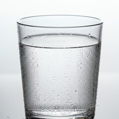 Glass of water with transparent background