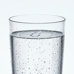 Glass of water with transparent background