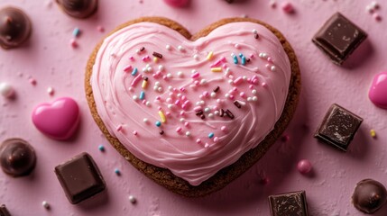 heart shaped chocolate candy