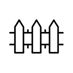 Housing Fence Property Residential Symbol Icon For Web And Graphic Design