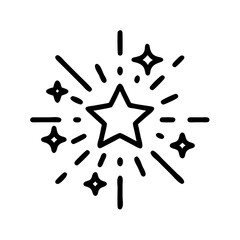 Starburst Shining Star Bonus Effect Icon For Web And Graphic Design