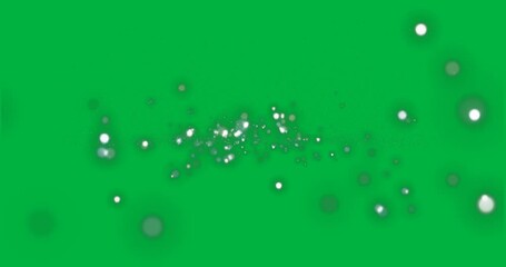 Designers exploring particle animation on transparent background, showcasing glowing bokeh - Powered by Adobe