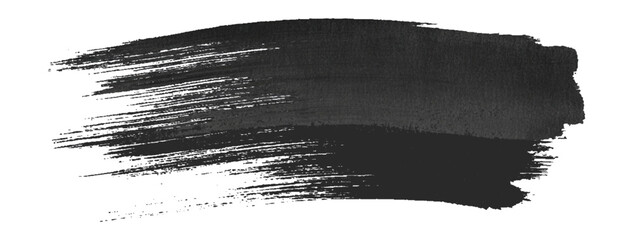 Black Ink Brush Stroke Texture
