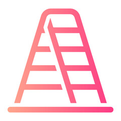 ladder gradient icon