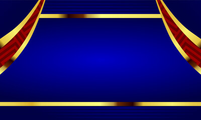 Luxury modern abstract background with golden borders and aesthetic elegant lines