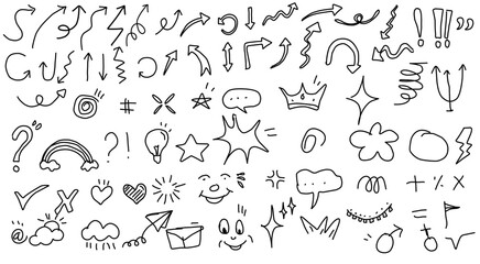 hand drawn icon comic