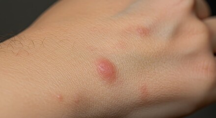Itchy skin rash on hand causing discomfort now