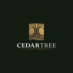 Cedar Tree luxury logo design ideas