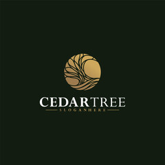 Cedar Tree luxury logo design ideas