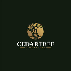 Cedar Tree luxury logo design ideas