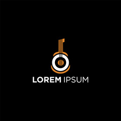 Guitar modern logo design ideas
