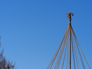 冬の風物詩　雪吊り