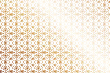 Asanoha Hemp Pattern Copper — Vector Transparent Background