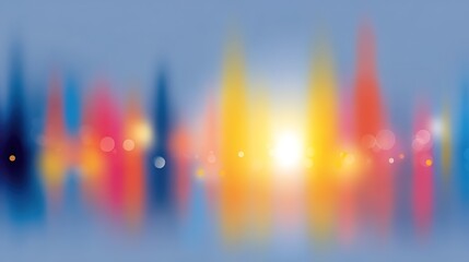 Colorful Abstract Light Bokeh Background for Creative Projects