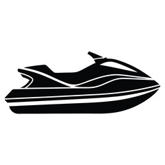 jet ski vector icon
