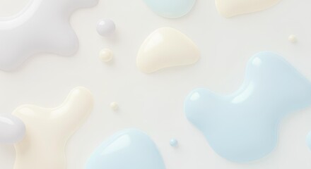 Abstract droplet bright aesthetic background