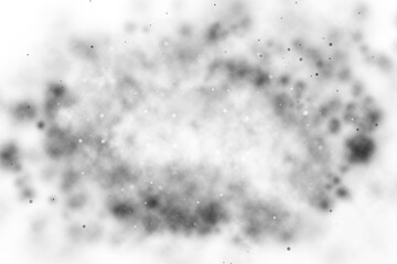 Abstract gray texture with blurred dots and patterns in monochrome hues
