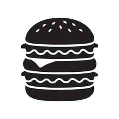 Burger on a plate with cheese lettuce tomato onion pickles sauce bacon egg