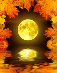 autumn leaves of the moon