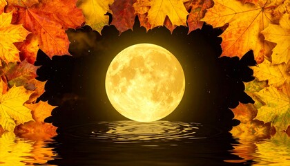 autumn leaves of the moon