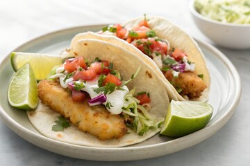Baja Fish Tacos Recipe – Cod or Halibut with Creamy Slaw
