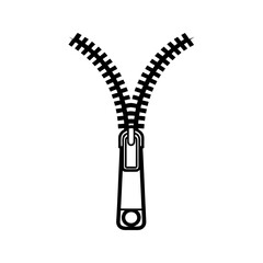 Zipper Icon Vector Design
