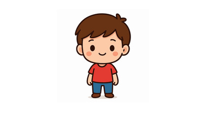 cute boy vector illustration 