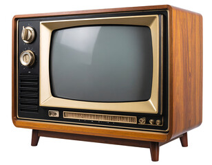 Vintage wooden television set with retro design and classic knobs, showcasing a timeless aesthetic appeal.