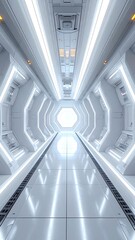 Futuristic hallway