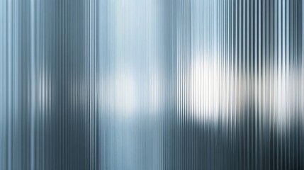 Obraz premium Beautiful Abstract Ribbed Background with Fluted Patterning in Blue