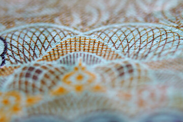 Intricate Pattern Design with Soft Colors and Fine Details