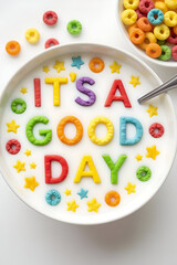 Cereal Message: It's a Good Day