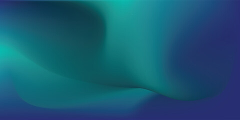 Blue-green gradient studio room, abstract background pattern.