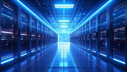 Fototapeta premium High-tech server room