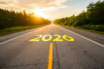 2026 Happy New Year background