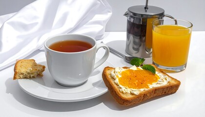 Simple breakfast scene