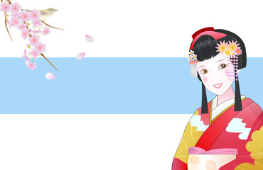 タイトルフレーム　舞妓さん