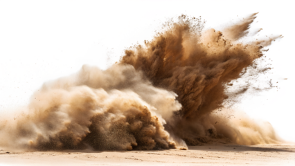 Brown-Sand-Explosion