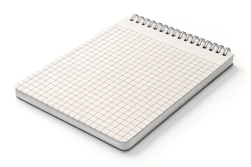 notebook isolated on white background