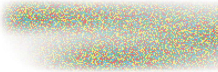 Colorful Halftone Mosaic Pattern With Dot Grid Abstract Background for Design Projects