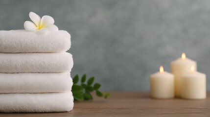 Digital spa massage mockup realistic template, wellness advertising concept