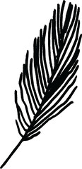 Obraz premium Botanical hand-drawing element