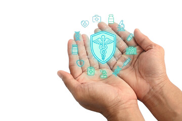 hands in the form of heart