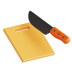 Chopping Board 3D. Cooking Essentials 3D