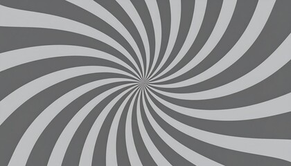 Swirling grey and light grey rays converge at center