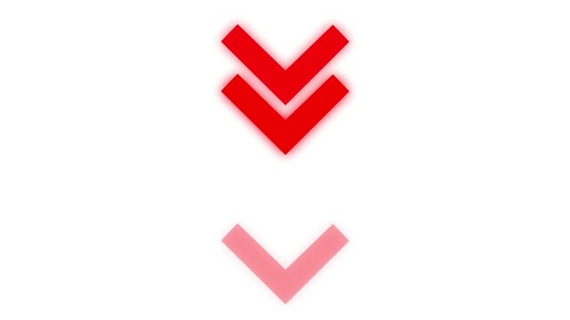 Dynamic red sweep arrows animation with glowing effect for presentations and technology videos showing progress and forward M red arrows animation with glowing effect for presentations and technology 